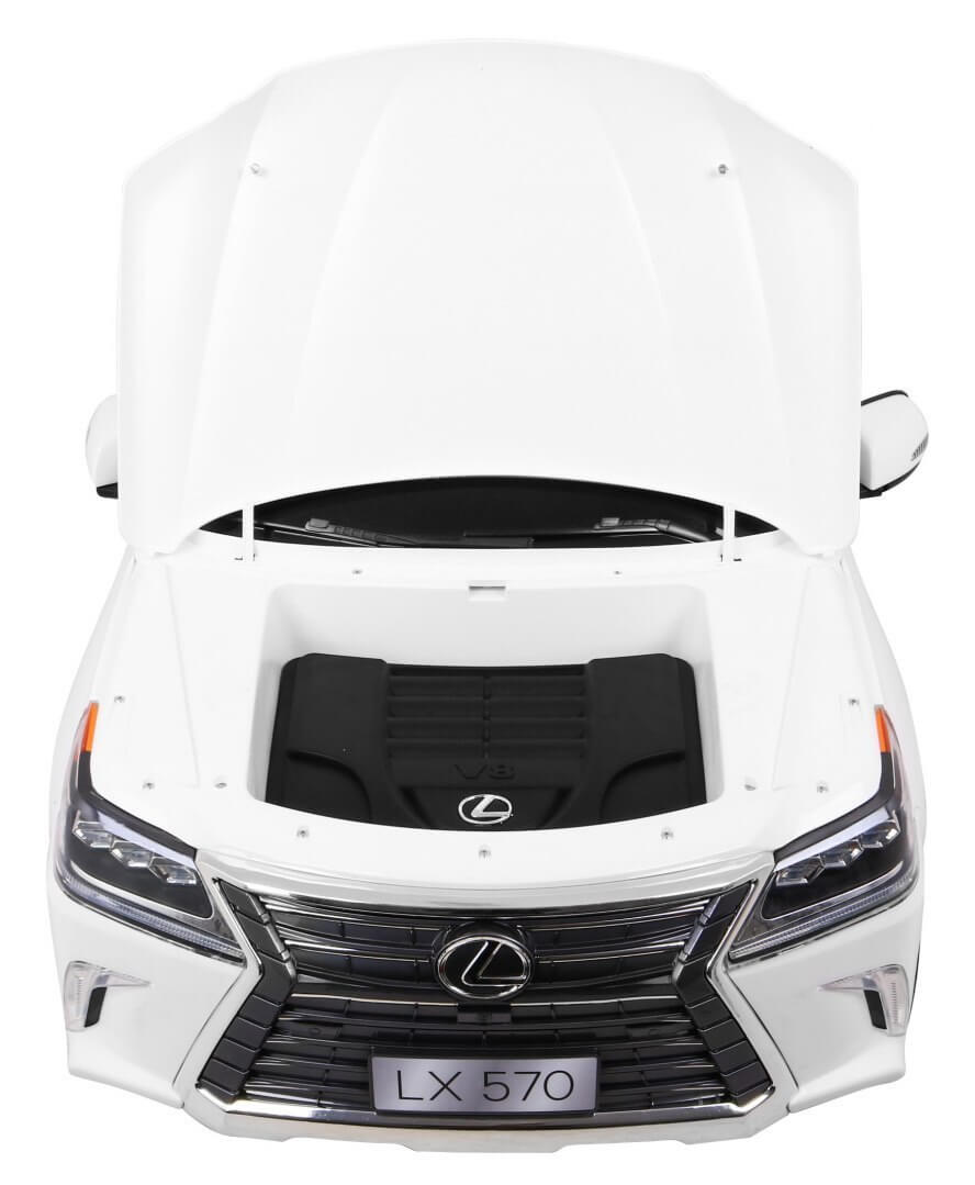Masinuta electrica pentru copii LEXUS LX 570 Alb - imagine 8