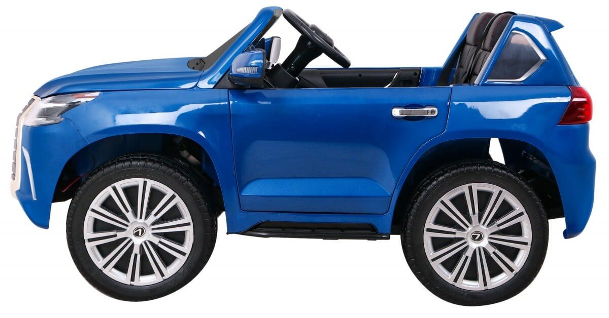 Masinuta electrica pentru copii LEXUS LX 570 Albastru metalizat - imagine 4