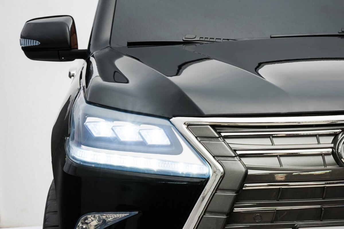 Masinuta electrica pentru copii LEXUS LX 570 Negru metalizat - imagine 6