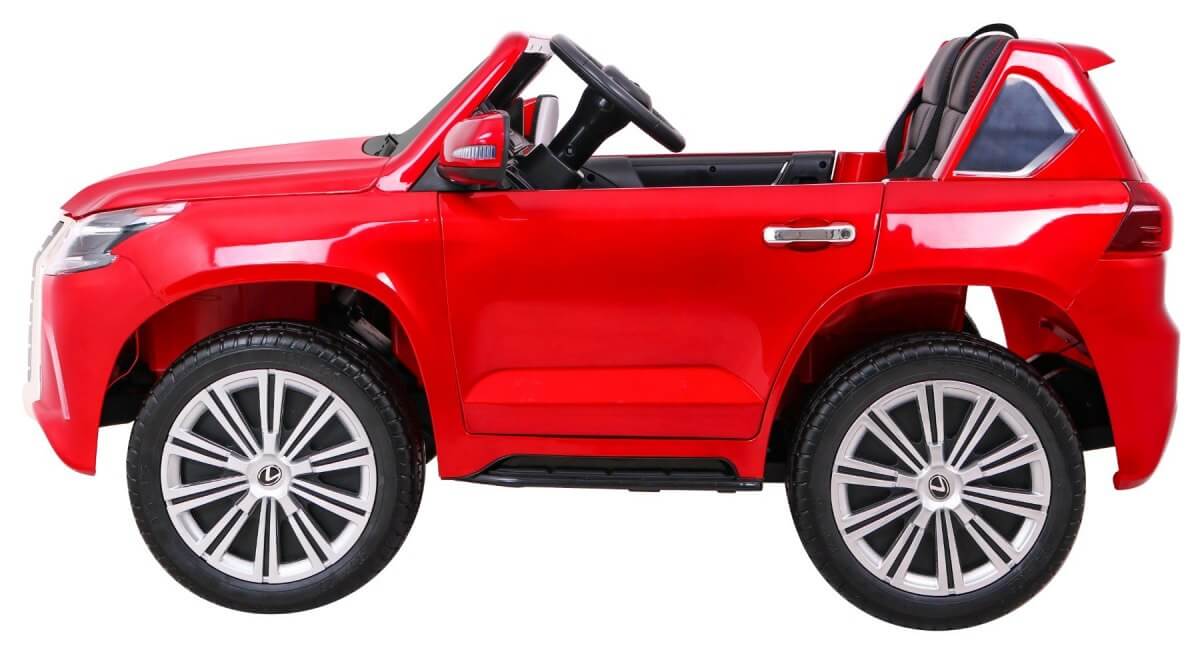Masinuta electrica pentru copii LEXUS LX 570 Visiniu metalizat - imagine 3