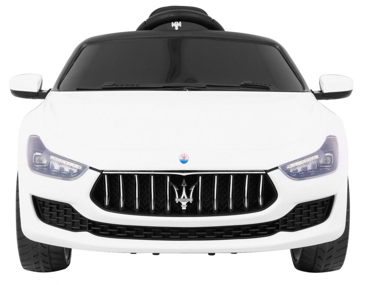 Masinuta electrica pentru copii MASERATI Ghibli (SL631) Alb - imagine 3