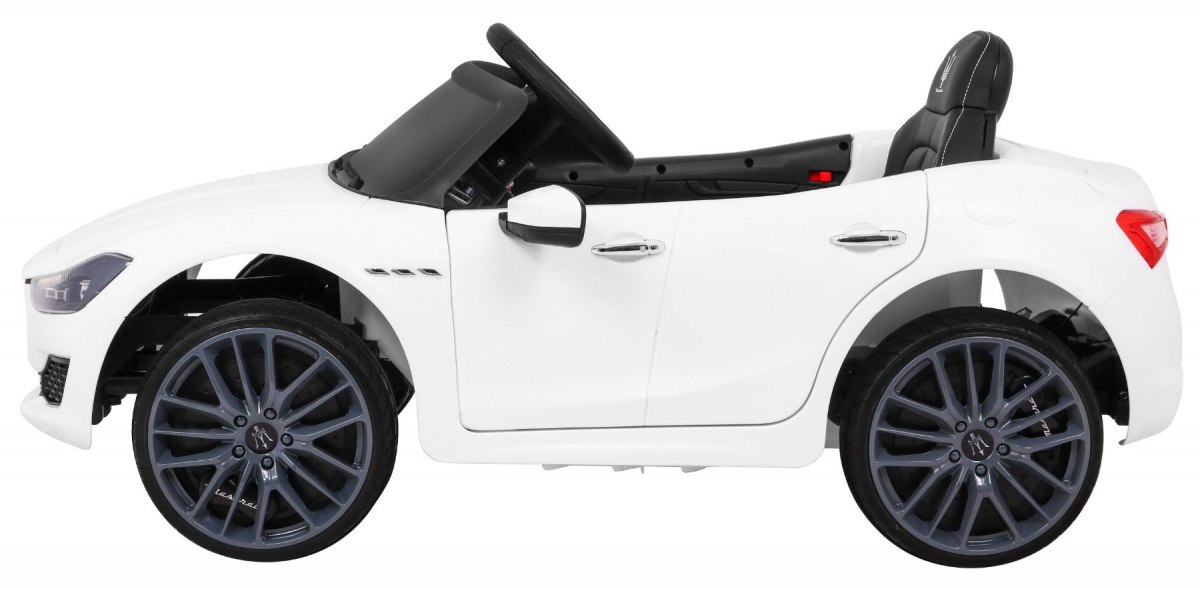 Masinuta electrica pentru copii MASERATI Ghibli (SL631) Alb - imagine 4