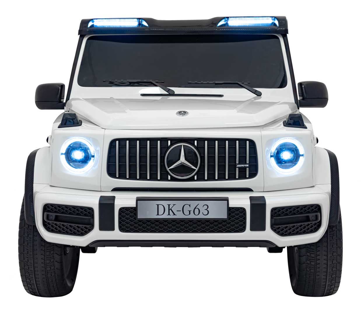 Masina electrica pentru copii cu 2 locuri, Mercedes AMG G63 XXL 24V 800W 4x4 ecran LCD, echipare Lux (G63-mp4) Alb - imagine 19