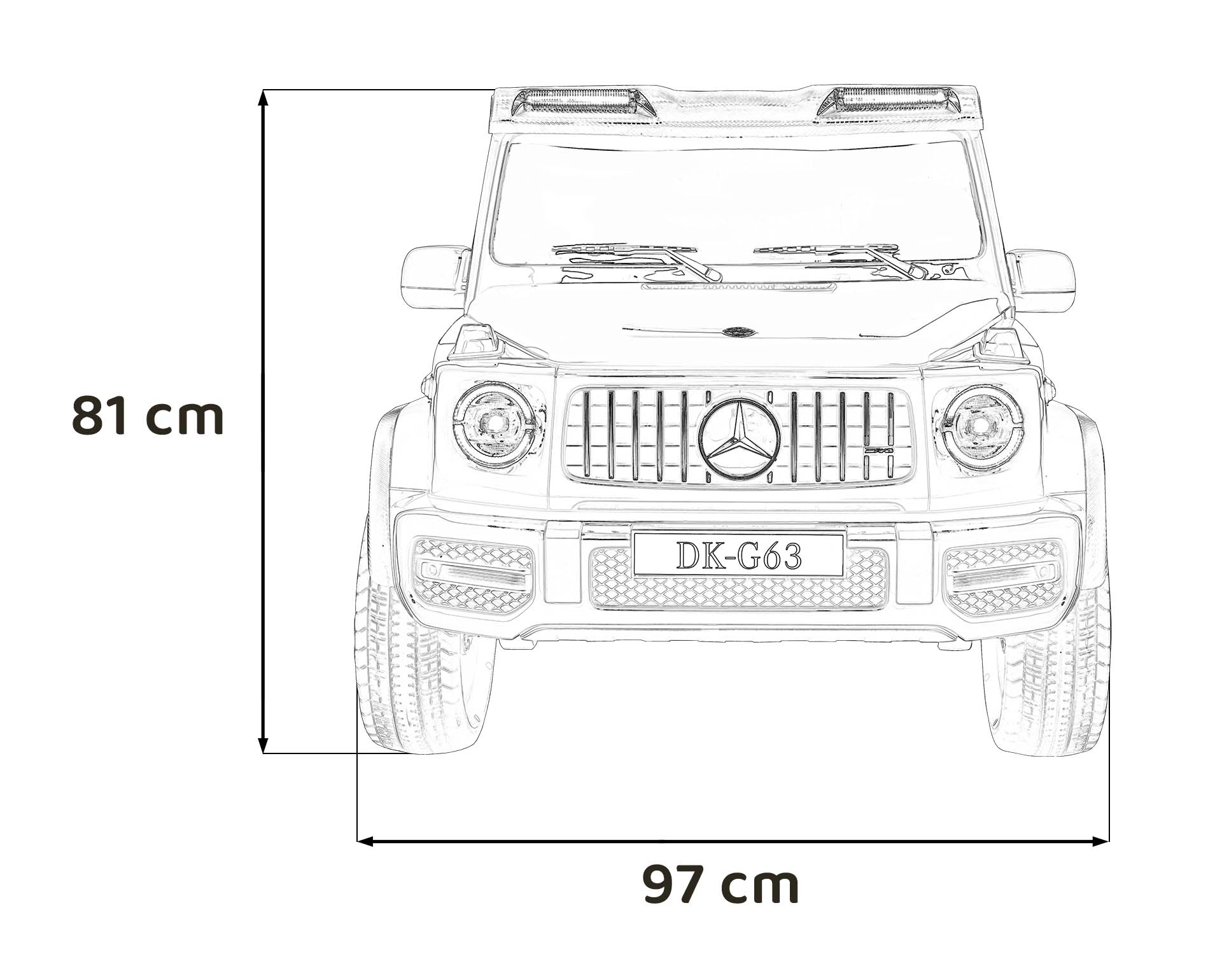 Masinuta electrica pentru copii cu 2 locuri, Mercedes AMG G63 NOU XXL 24V 800W 4x4 Rosu - imagine 4