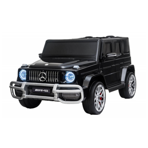 Masinuta electrica pentru copii cu 2 locuri, Mercedes AMG G63 NOU XXL 24V 200W 4×4 (s307) Negru