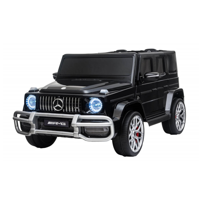 Masinuta electrica pentru copii cu 2 locuri, Mercedes AMG G63 NOU XXL 24V 200W 4x4 (s307) Negru