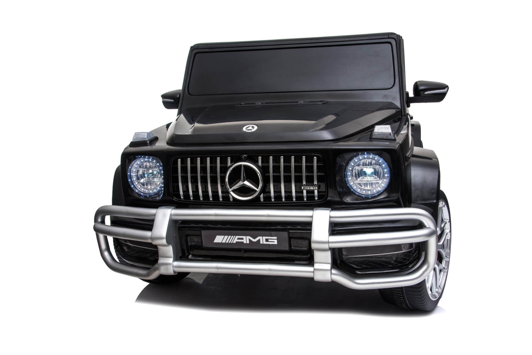 Masinuta electrica pentru copii cu 2 locuri, Mercedes AMG G63 NOU XXL 24V 200W 4x4 (s307) Negru - imagine 7