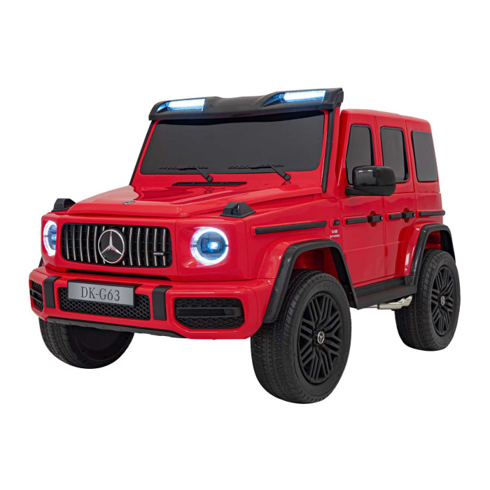 Masinuta electrica pentru copii cu 2 locuri, Mercedes AMG G63 NOU XXL 24V 800W 4x4 Rosu