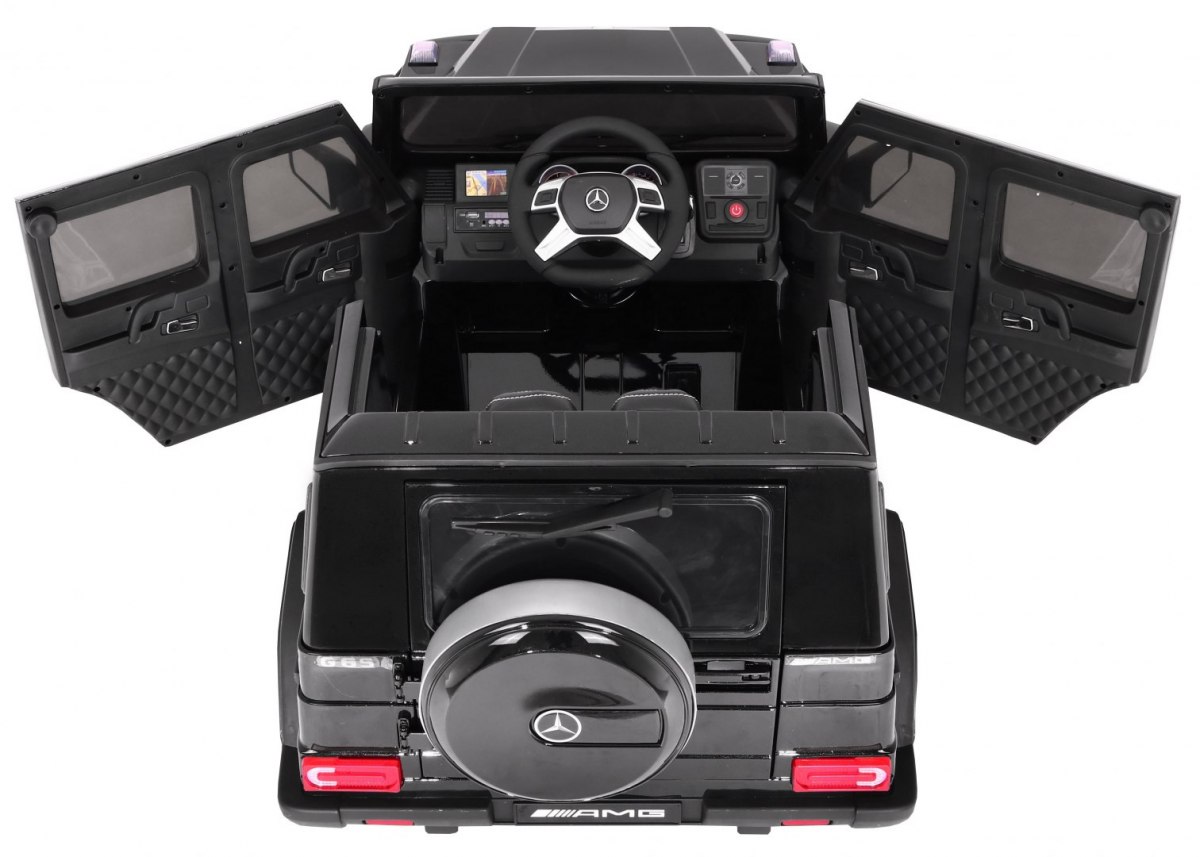 Masinuta electrica pentru copii MERCEDES AMG G65, Negru metalizat - imagine 5