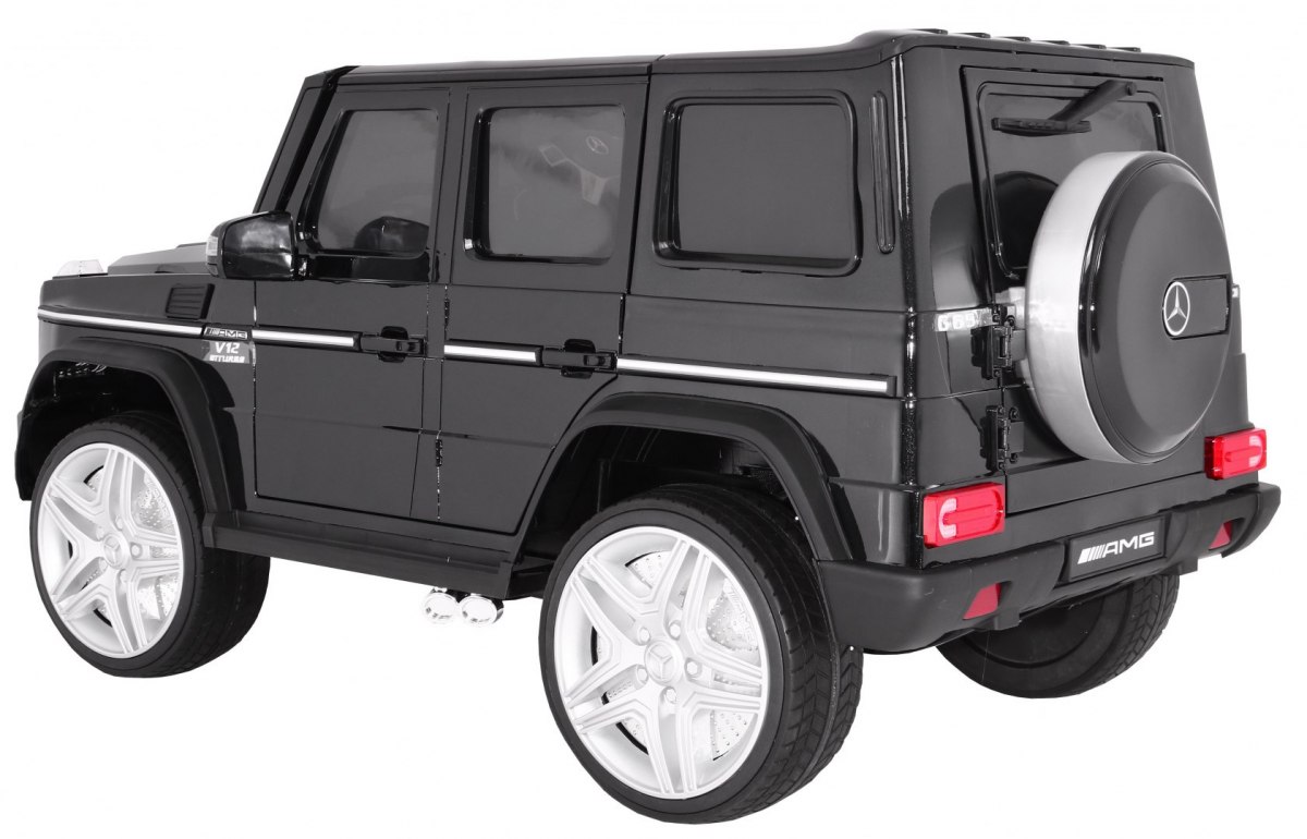 Masinuta electrica pentru copii MERCEDES AMG G65, Negru metalizat - imagine 4