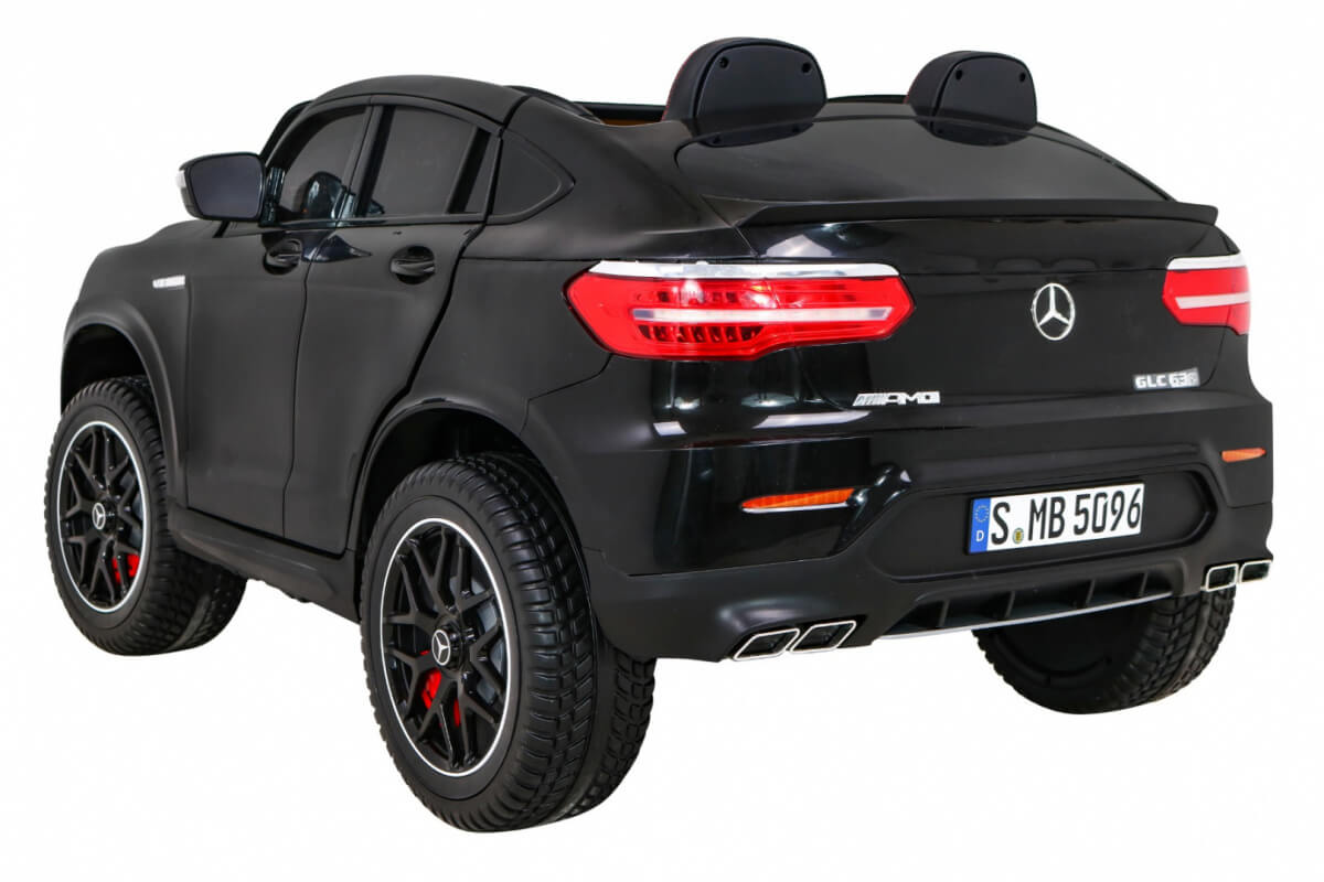Masinuta electrica pentru copii cu 2 locuri Mercedes AMG GLC 63s 4x4 cu ecran LCD (XMX608) Negru - imagine 3