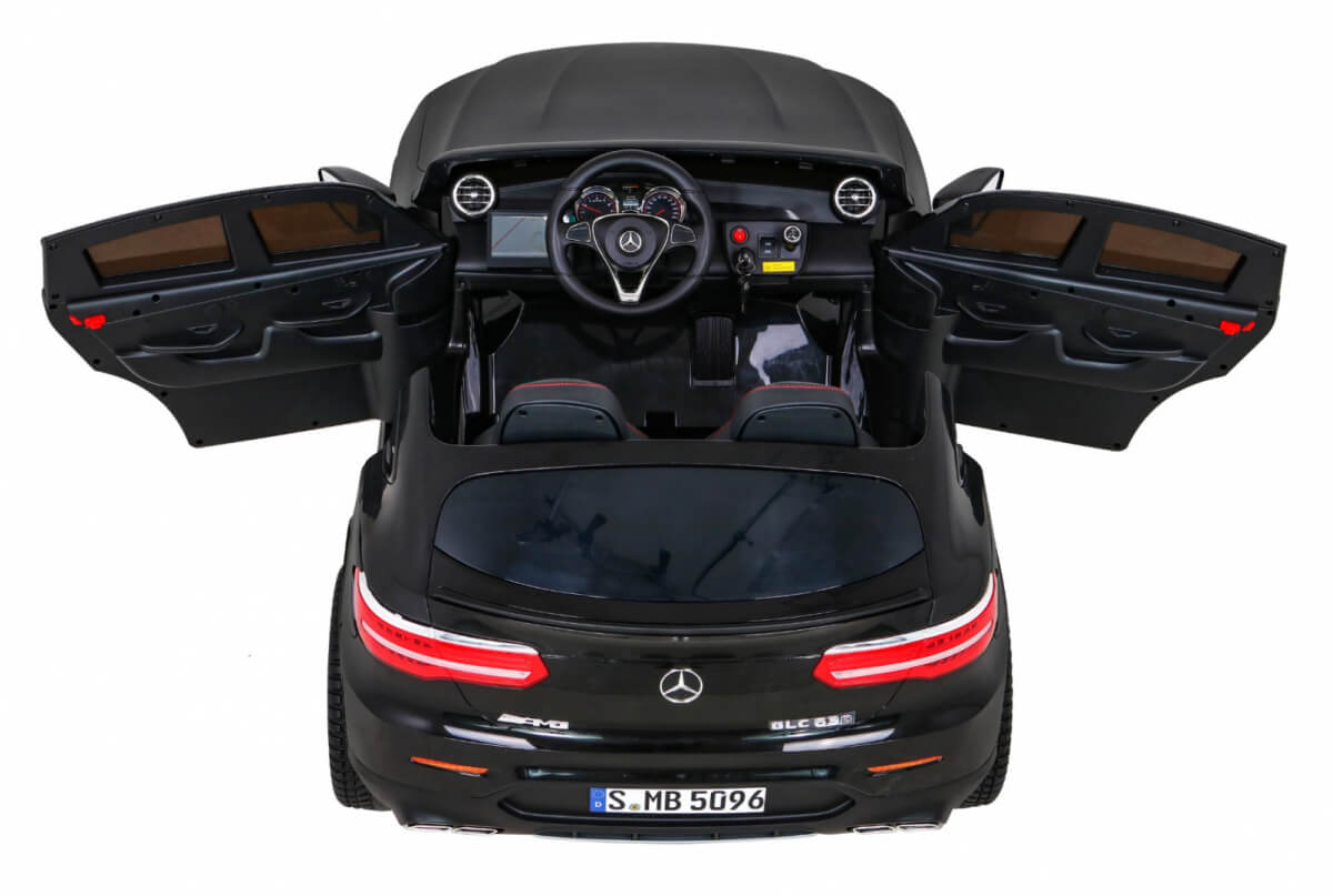 Masinuta electrica pentru copii cu 2 locuri Mercedes AMG GLC 63s 4x4 cu ecran LCD (XMX608) Negru - imagine 4