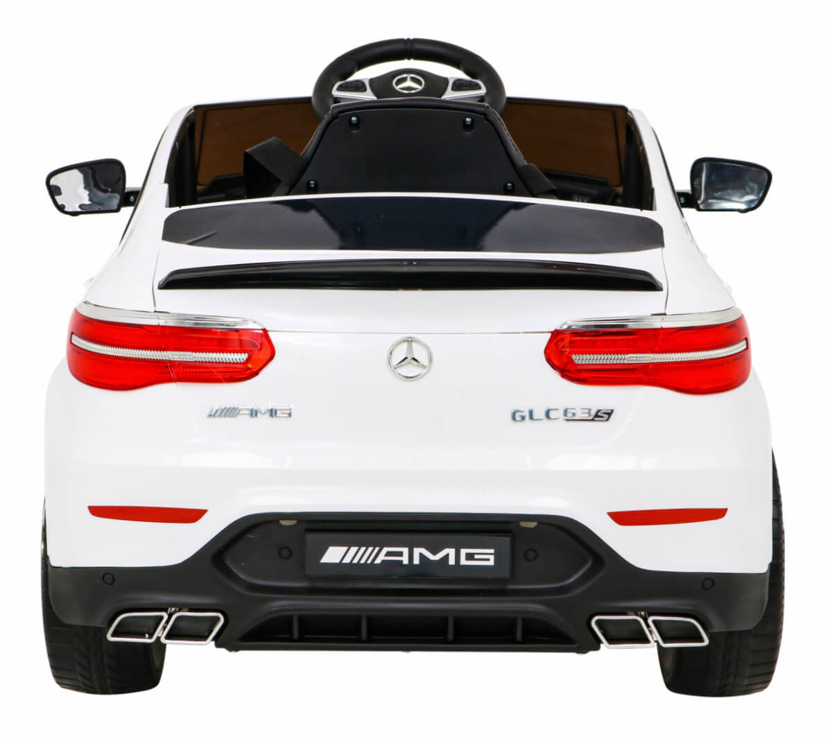 Masinuta electrica pentru copii Mercedes AMG GLC63s 4x4 (5688) Alb - imagine 4