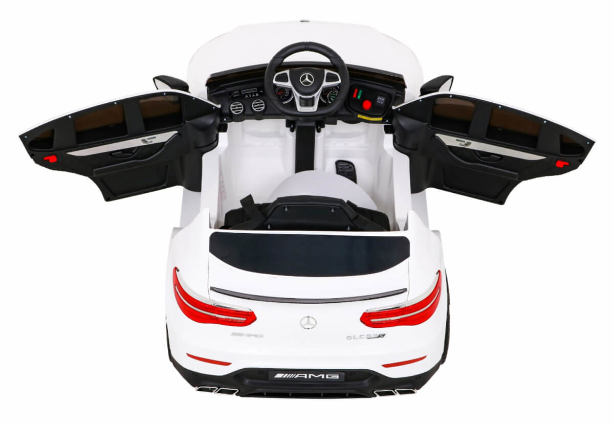 Masinuta electrica pentru copii Mercedes AMG GLC63s 4x4 (5688) Alb - imagine 5