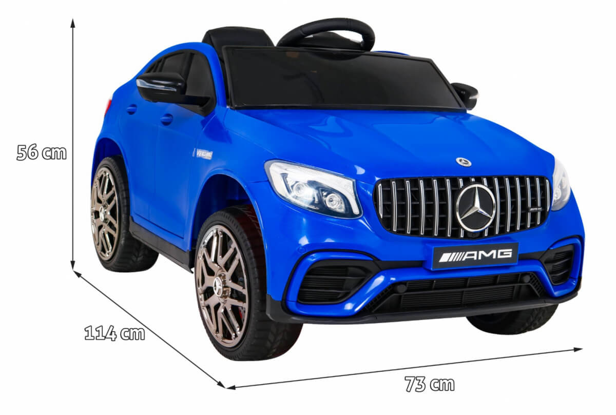 Masinuta electrica pentru copii Mercedes AMG GLC63s 4x4 (5688) Albastru - imagine 2