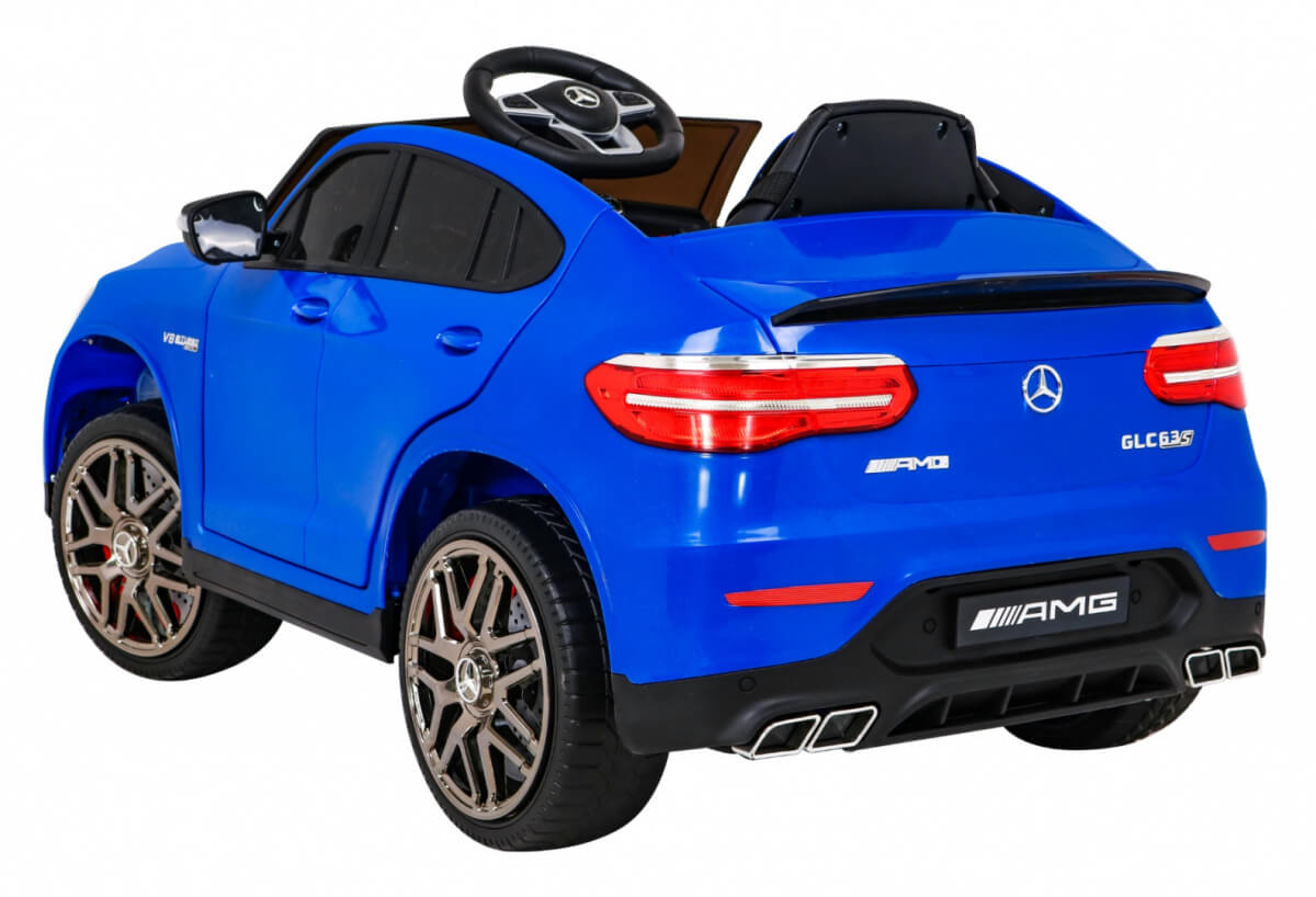 Masinuta electrica pentru copii Mercedes AMG GLC63s 4x4 (5688) Albastru - imagine 4