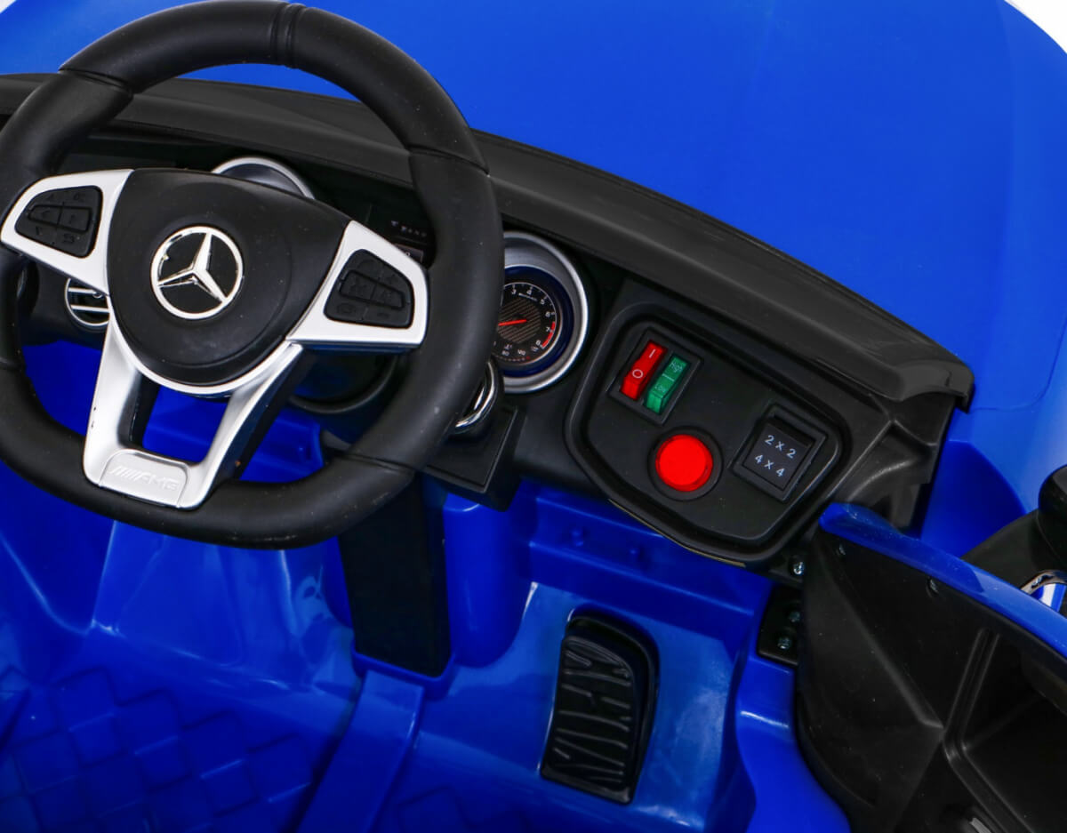 Masinuta electrica pentru copii Mercedes AMG GLC63s 4x4 (5688) Albastru - imagine 6
