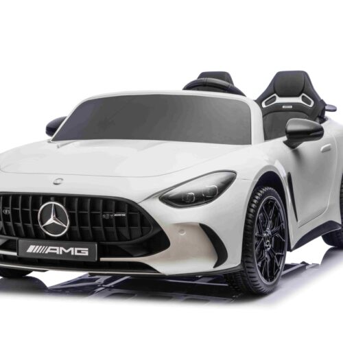 Masinuta electrica pentru copii 3-10 ani cu 2 locuri, Mercedes AMG GT63 NOU XXL 24V 800W 4×4 Alb