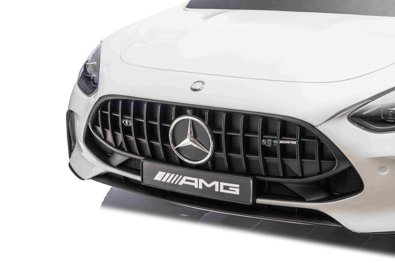 Masinuta electrica pentru copii 3-10 ani cu 2 locuri, Mercedes AMG GT63 NOU XXL 24V 800W 4x4 Alb - imagine 2
