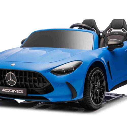 Masinuta electrica pentru copii 3-10 ani cu 2 locuri, Mercedes AMG GT63 NOU XXL 24V 800W 4×4 Albastru