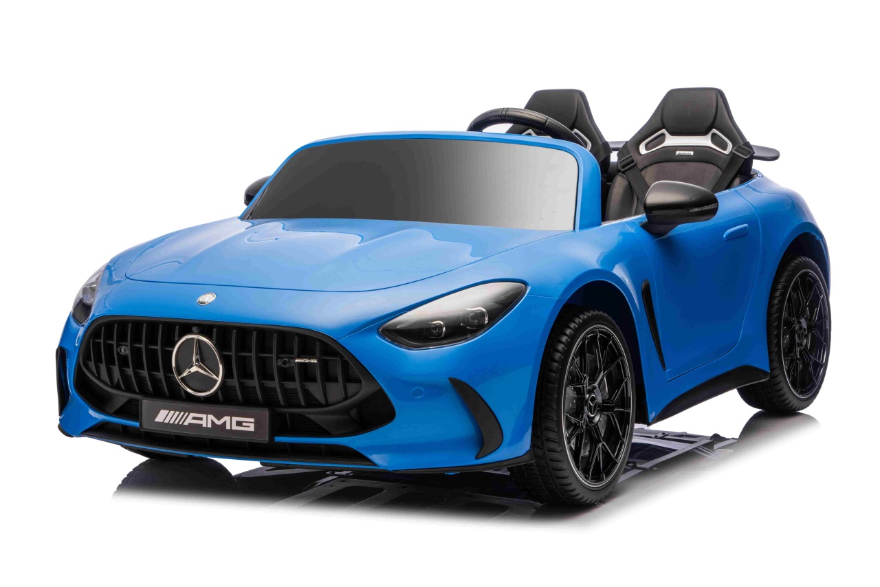 Masinuta electrica pentru copii 3-10 ani cu 2 locuri, Mercedes AMG GT63 NOU XXL 24V 800W 4x4 Albastru