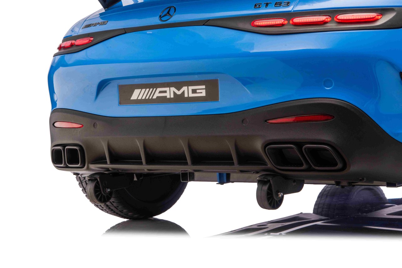 Masinuta electrica pentru copii 3-10 ani cu 2 locuri, Mercedes AMG GT63 NOU XXL 24V 800W 4x4 Albastru - imagine 2