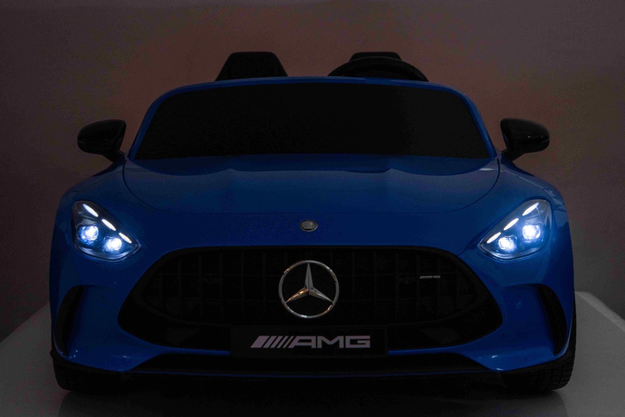 Masinuta electrica pentru copii 3-10 ani cu 2 locuri, Mercedes AMG GT63 NOU XXL 24V 800W 4x4 Albastru - imagine 6