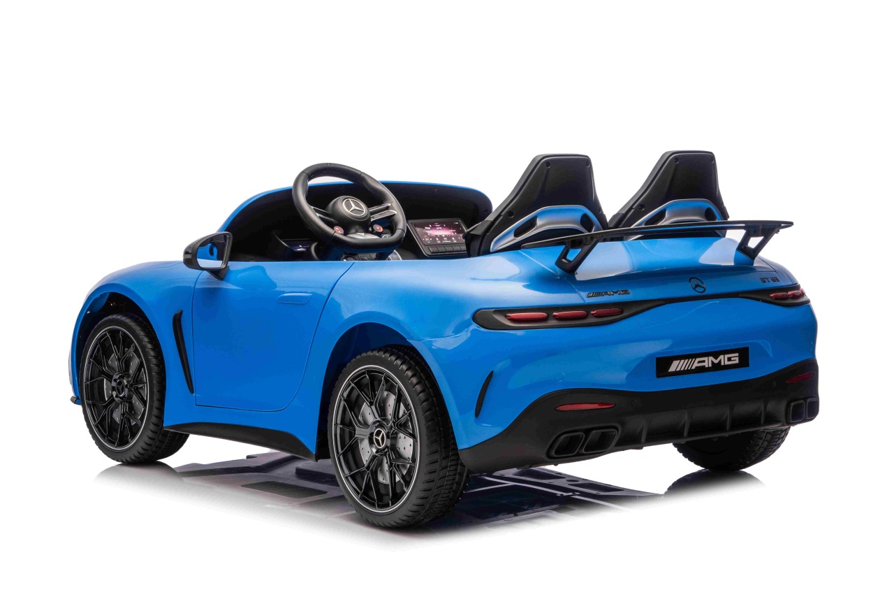 Masinuta electrica pentru copii 3-10 ani cu 2 locuri, Mercedes AMG GT63 NOU XXL 24V 800W 4x4 Albastru - imagine 9
