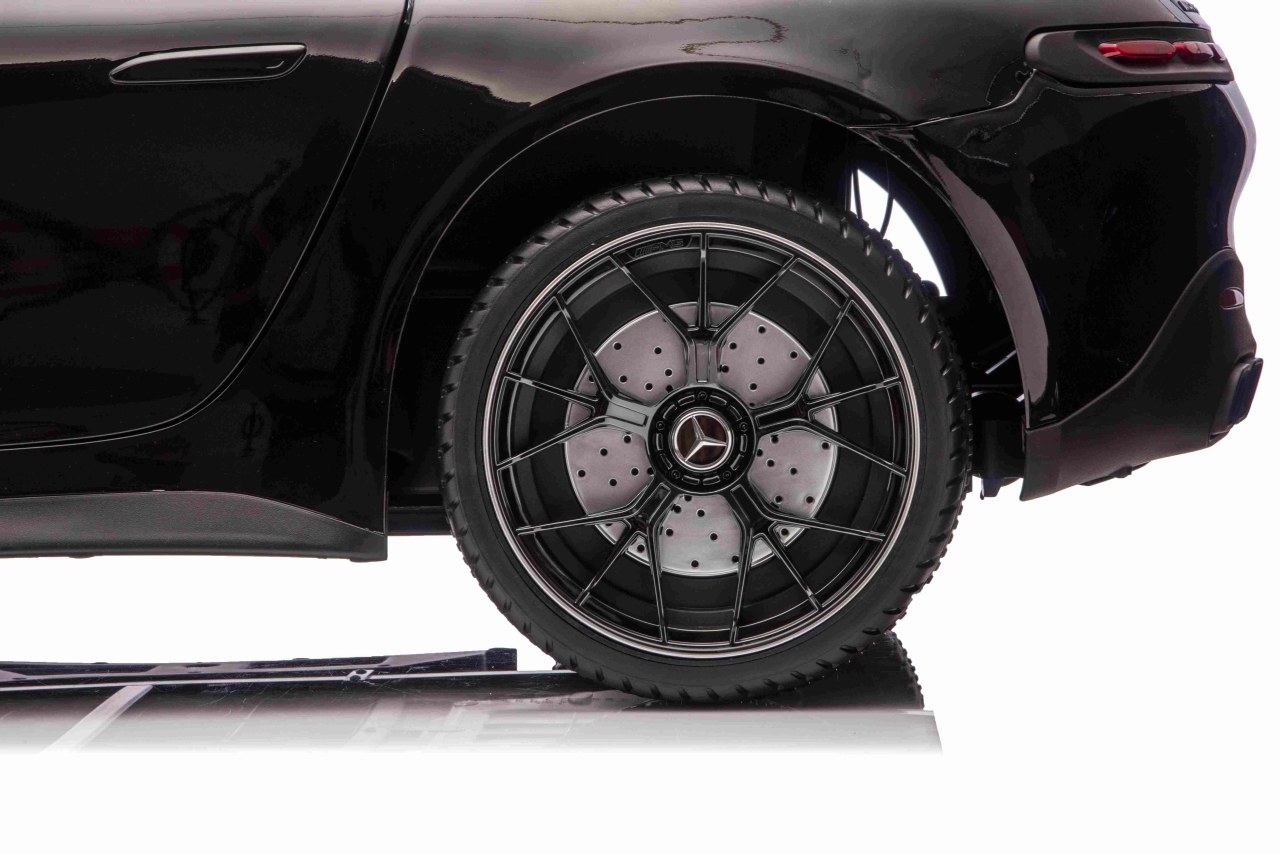 Masinuta electrica pentru copii 3-10 ani cu 2 locuri, Mercedes AMG GT63 NOU XXL 24V 800W 4x4 Negru - imagine 2