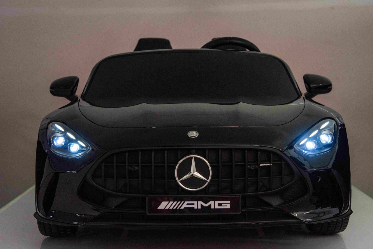 Masinuta electrica pentru copii 3-10 ani cu 2 locuri, Mercedes AMG GT63 NOU XXL 24V 800W 4x4 Negru - imagine 8