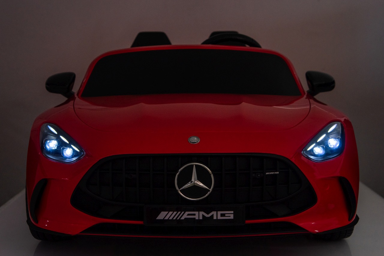 Masinuta electrica pentru copii 3-10 ani cu 2 locuri, Mercedes AMG GT63 NOU XXL 24V 800W 4x4 Rosu - imagine 6