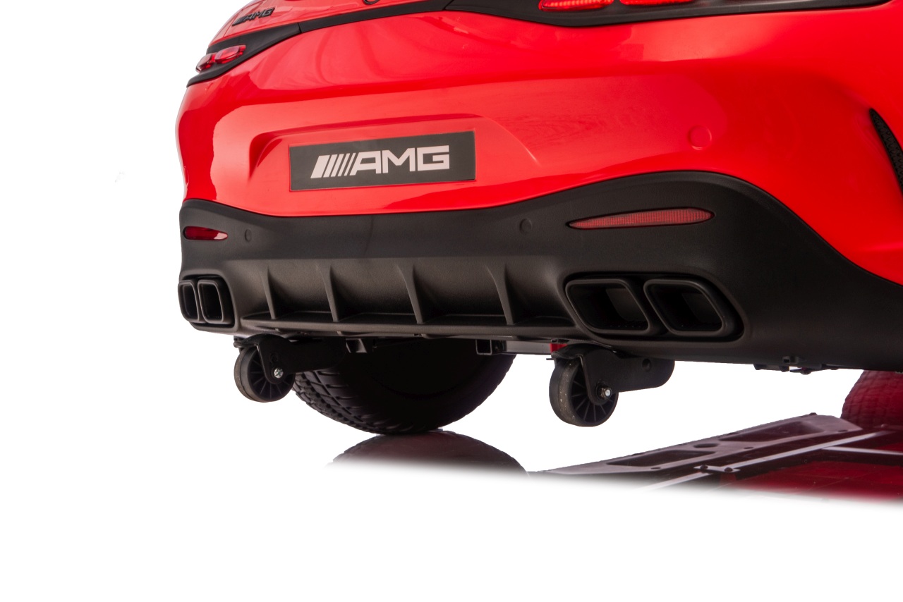Masinuta electrica pentru copii 3-10 ani cu 2 locuri, Mercedes AMG GT63 NOU XXL 24V 800W 4x4 Rosu - imagine 8