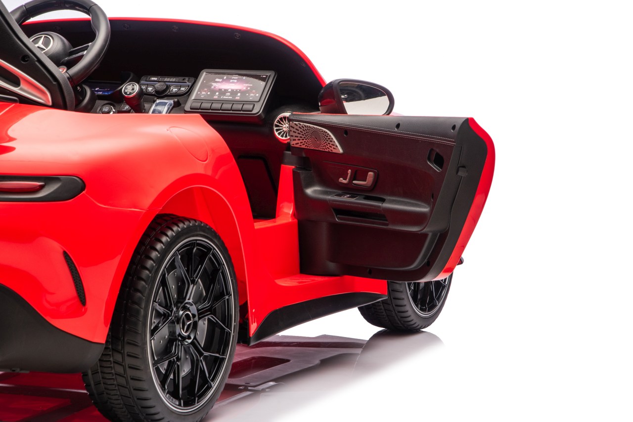 Masinuta electrica pentru copii 3-10 ani cu 2 locuri, Mercedes AMG GT63 NOU XXL 24V 800W 4x4 Rosu - imagine 2