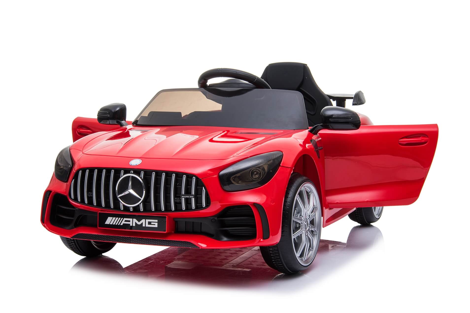 Masinuta electrica pentru copii Mercedes GTR Rosu - imagine 7