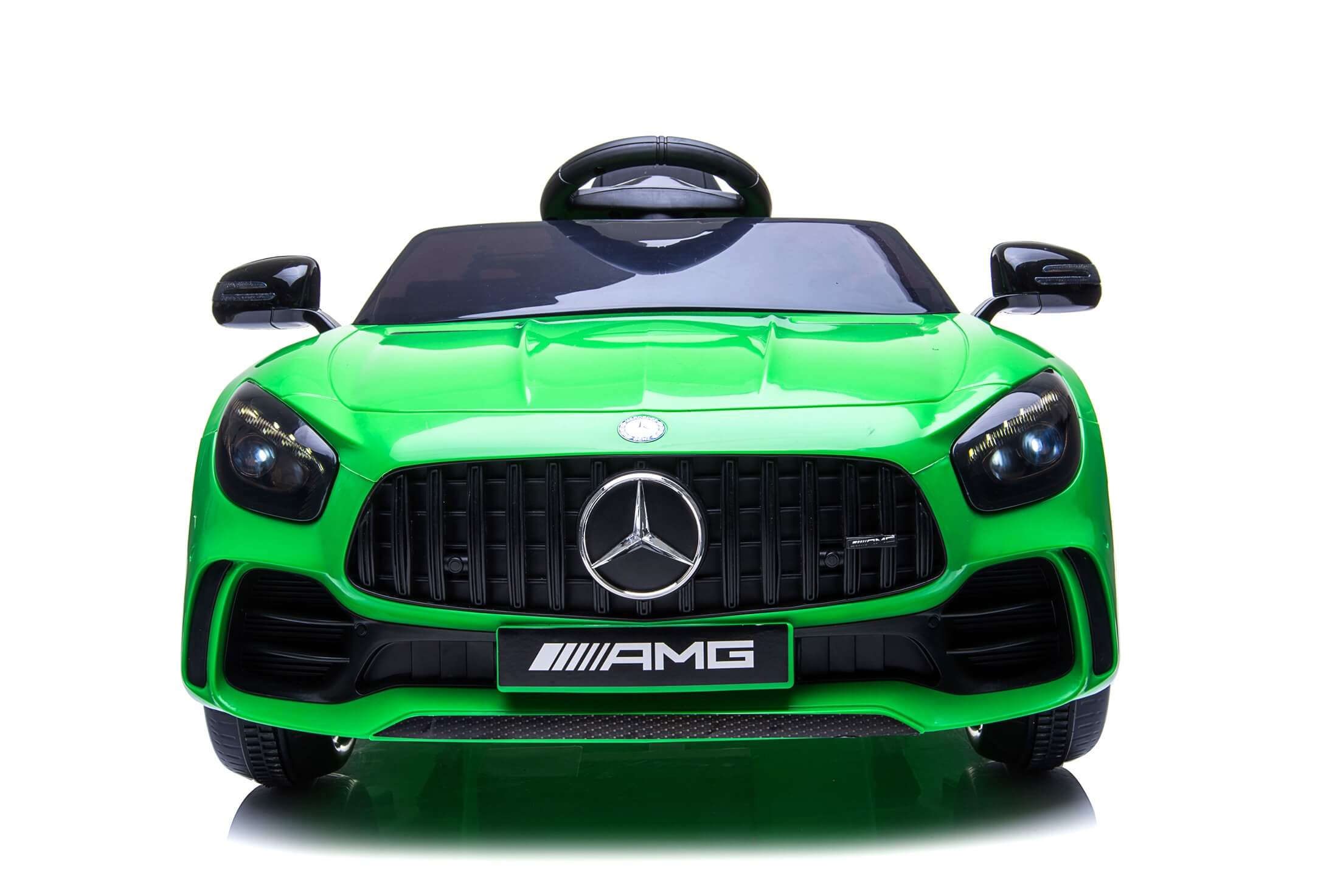Masinuta electrica pentru copii Mercedes GTR Verde - imagine 8