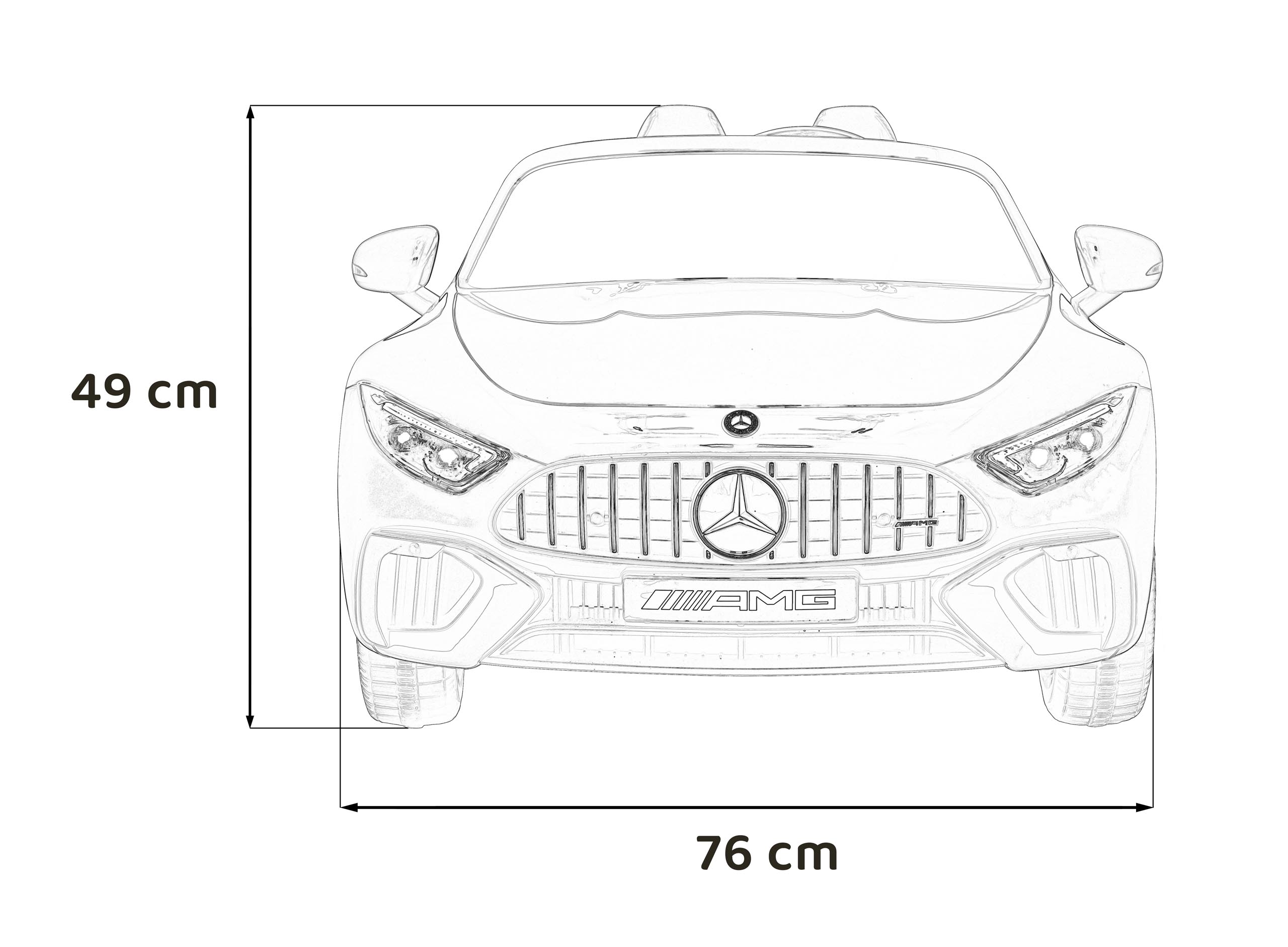 Masinuta electrica pentru copii Mercedes Benz AMG SL63 4x4 12V 200W, roti EVA, scaun piele, telecomanda parentala, Rosu - imagine 7