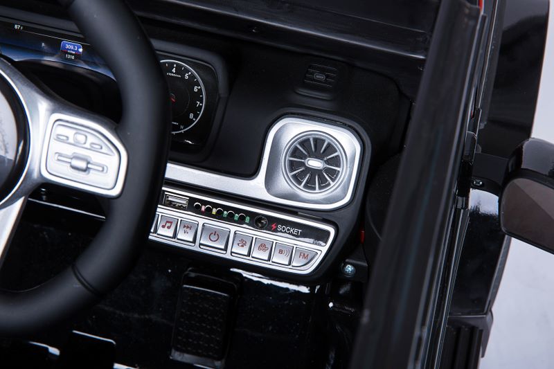 Masinuta electrica pentru copii Mercedes Benz AMG G63 12V 60W Lux (s306) Rosu - imagine 6
