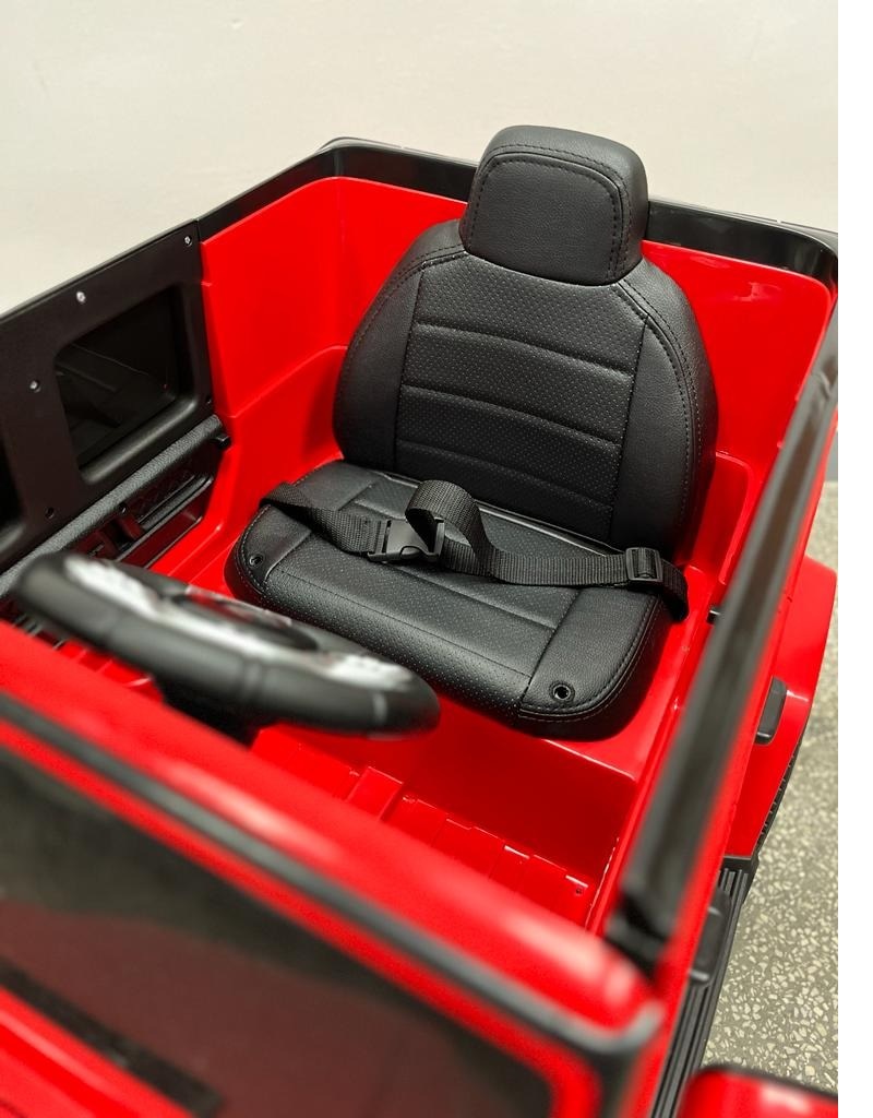 Masinuta electrica pentru copii Mercedes Benz AMG G63 12V 60W Lux (s306) Rosu - imagine 4