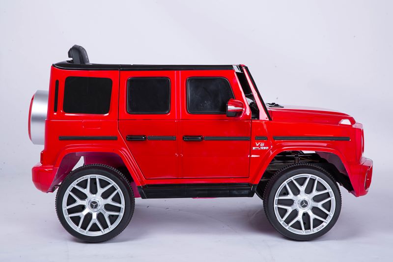 Masinuta electrica pentru copii Mercedes Benz AMG G63 12V 60W Lux (s306) Rosu - imagine 2