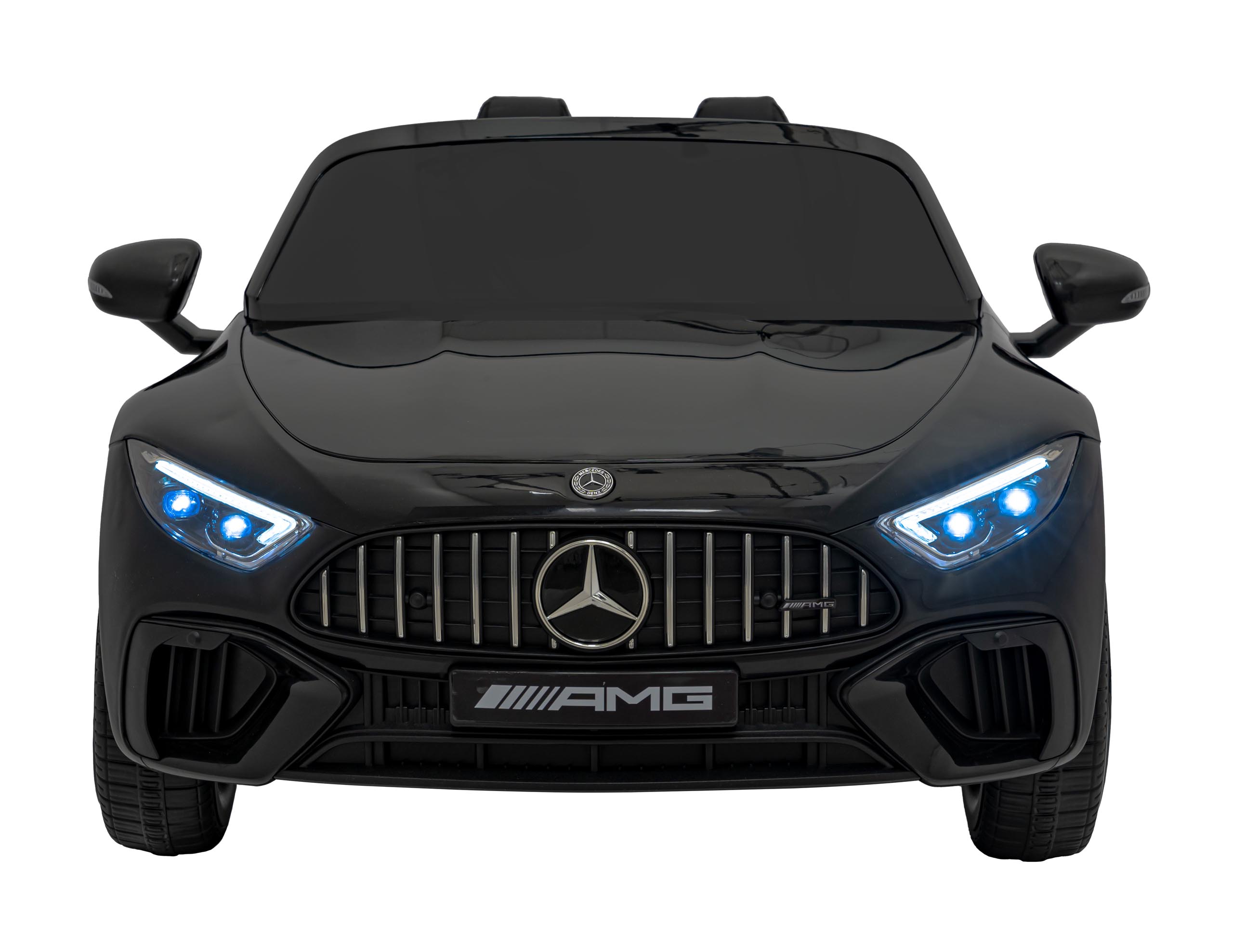 Masinuta electrica pentru copii Mercedes Benz AMG SL63 4x4 12V 200W, roti EVA, scaun piele, telecomanda parentala, Negru - imagine 3