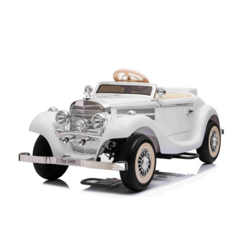 Masinuta electrica pentru copii Mercedes Retro TYP 540K (A200-power 4×4) Alb