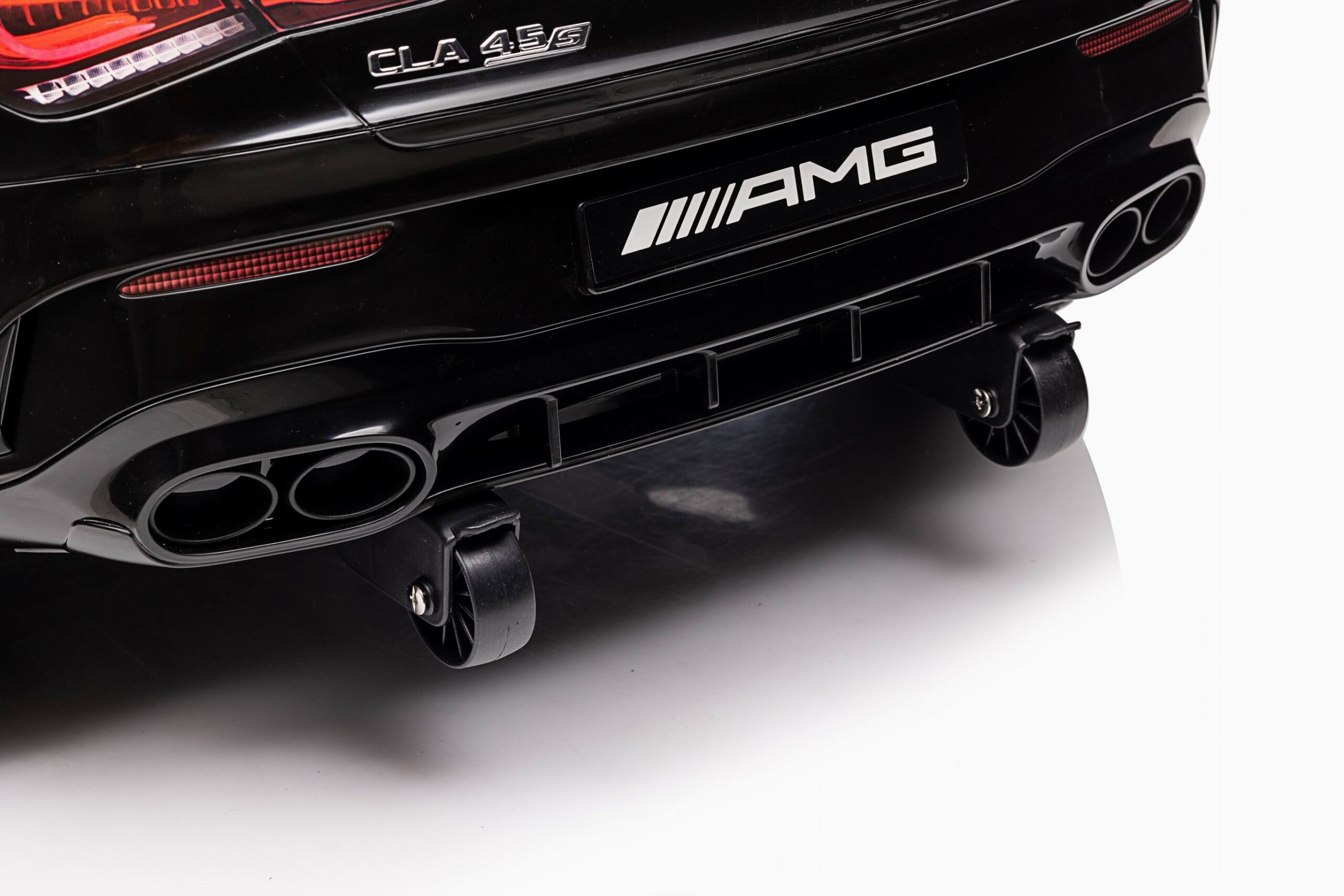 Masinuta electrica copii Mercedes-AMG CLA45 12V 90W Rosu, roti EVA, telecomanda parentala, Bluetooth, scaun piele eco, Mercedes Benz - imagine 8