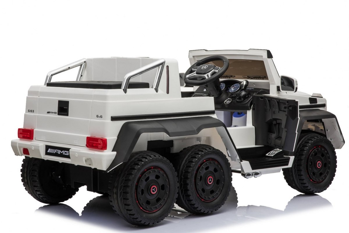 Masinuta electrica pentru copii Mercedes-Benz G63 AMG 6x6 (1888) Alb - imagine 8