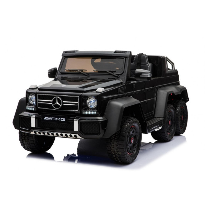 Masinuta electrica pentru copii Mercedes-Benz G63 AMG 6x6 cu tableta mp4 (1888-mp4) Negru
