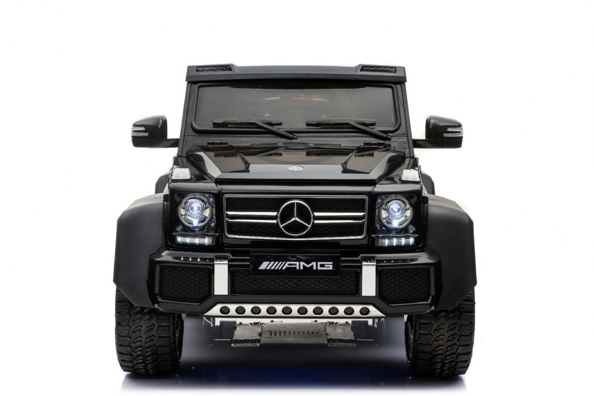 Masinuta electrica pentru copii Mercedes-Benz G63 AMG 6x6 cu tableta mp4 (1888-mp4) Negru - imagine 7