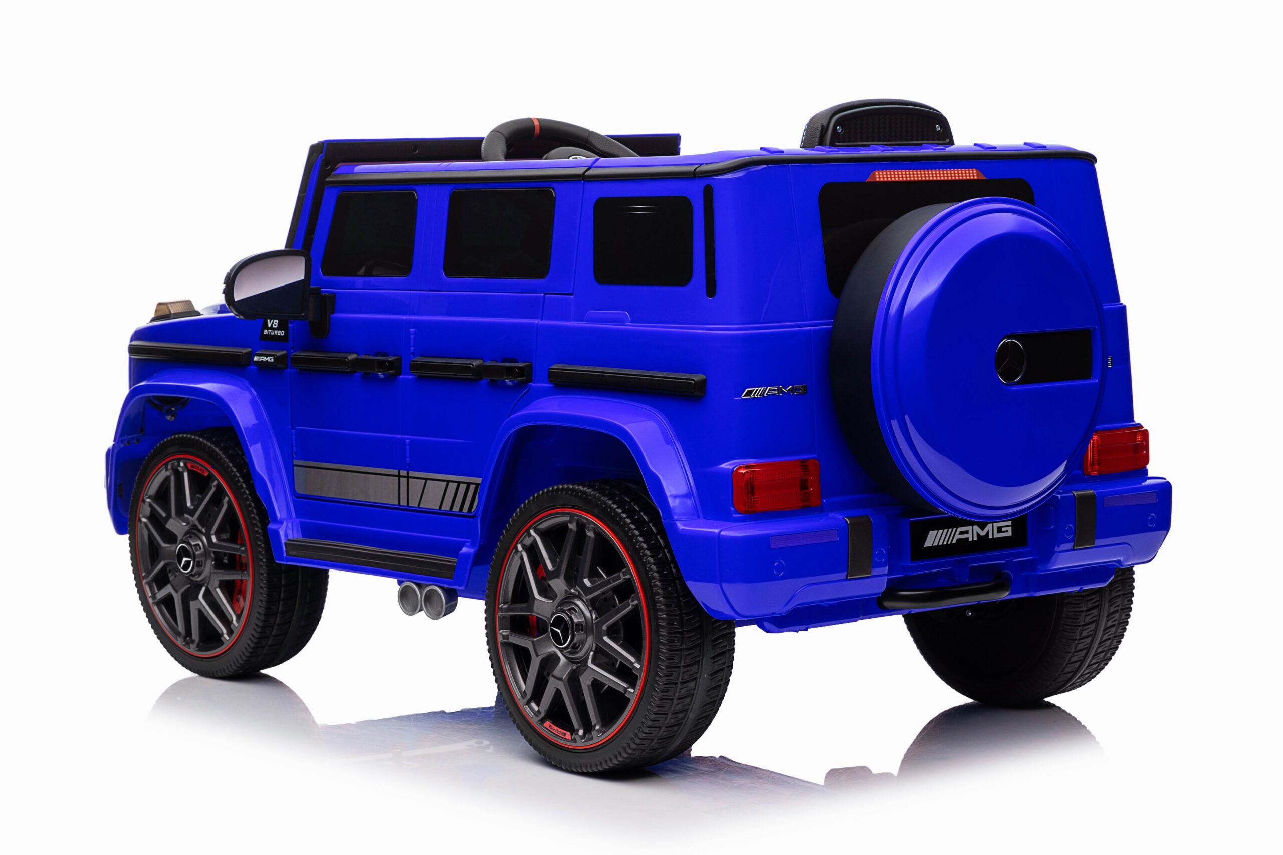Masinuta electrica pentru copii Mercedes AMG G63 12V 60W (BBH-0002HD) Albastru - imagine 3