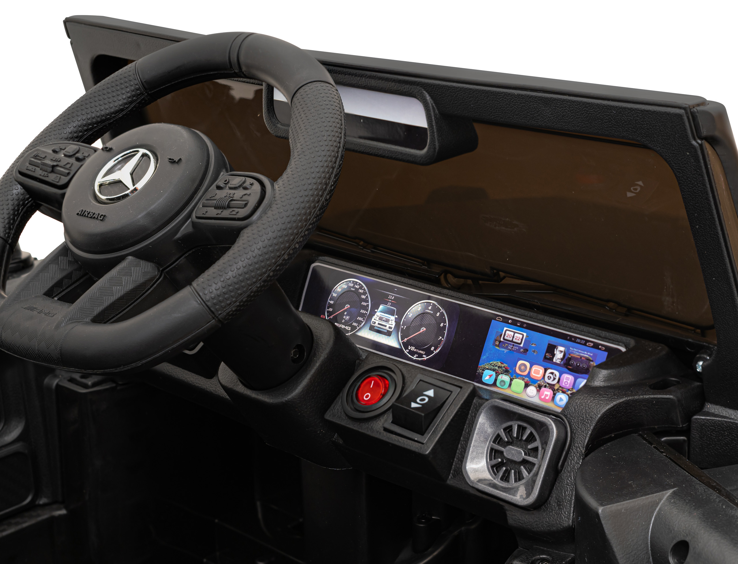 Masinuta electrica pentru copii Mercedes AMG G63 12V 70W, Negru - imagine 5