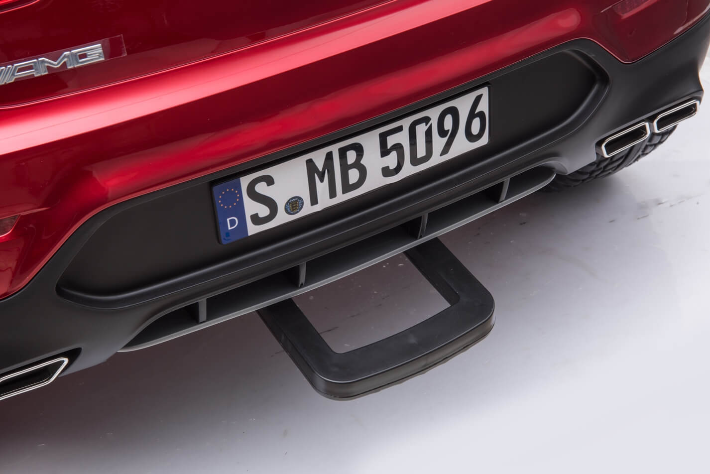 Masinuta electrica pentru copii cu 2 locuri Mercedes AMG GLC 63s 4x4 cu ecran LCD (XMX608) Visiniu metalizat - imagine 3