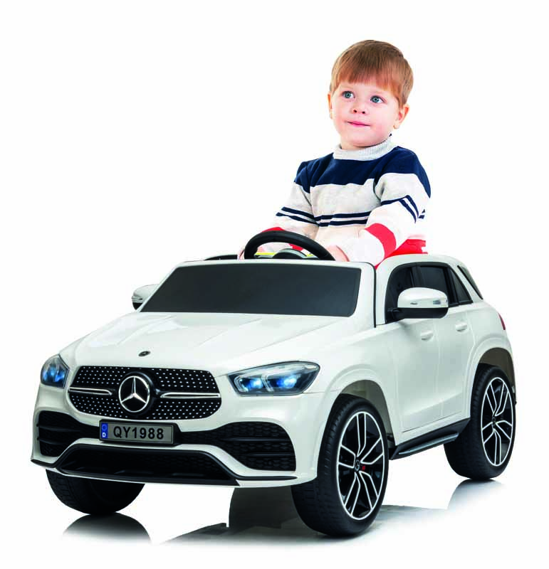 Masinuta electrica pentru copii Mercedes GLE450 Lux Fast edition 12V 90W (1988) Alb - imagine 2