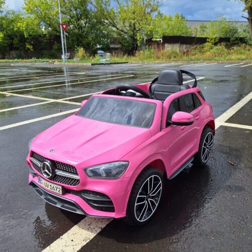 Masinuta electrica pentru copii Mercedes GLE450 Lux Fast edition 12V 90W (1988) Roz